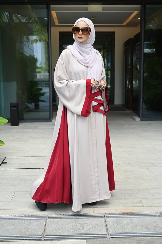 ABAYA NEHIR- MAROON