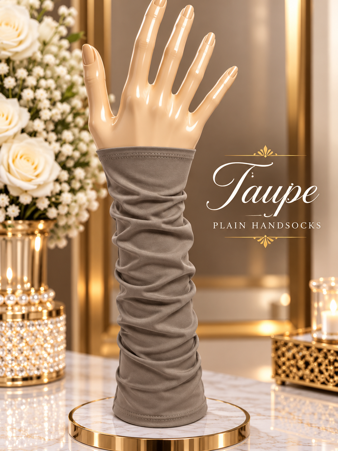 Everyday Elegance Hand socks (TAUPE)