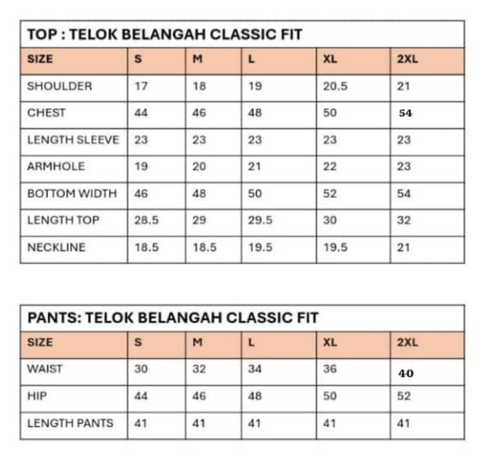MEN TELUK BELANGAH SET
